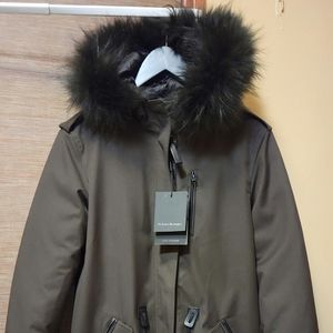 Mackage **NEW** woman s XXS w Tags Army green PARKA "RENA" weatherproof